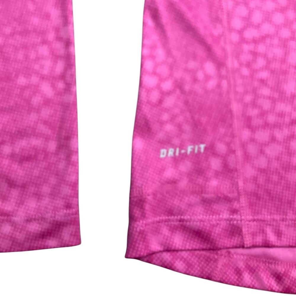 Nike Running Dri Fit Fuchsia Long Sleeve Sports Top Size Large EUC - Picture 7 of 11